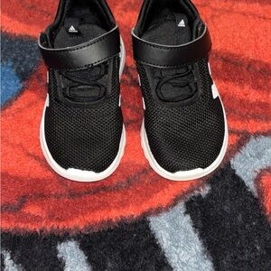 Adidas Kids Black and White Sneakers
